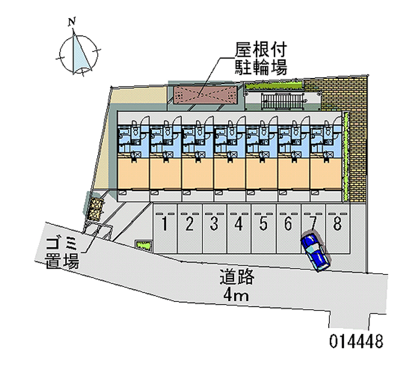 レオパレス久松 月極駐車場