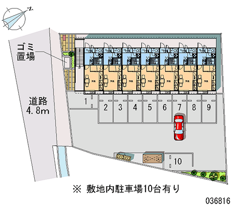 レオパレスアルナス五井 月極駐車場