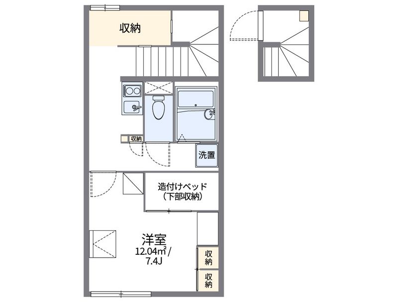 レオパレスＫＯＨＫＩ 間取図
