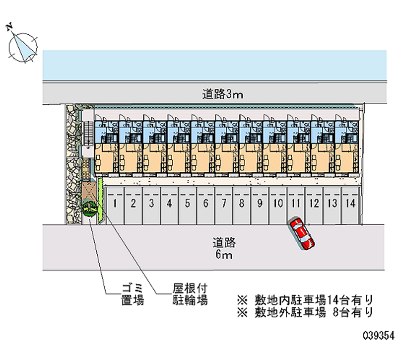 レオパレス砂夢 月極駐車場