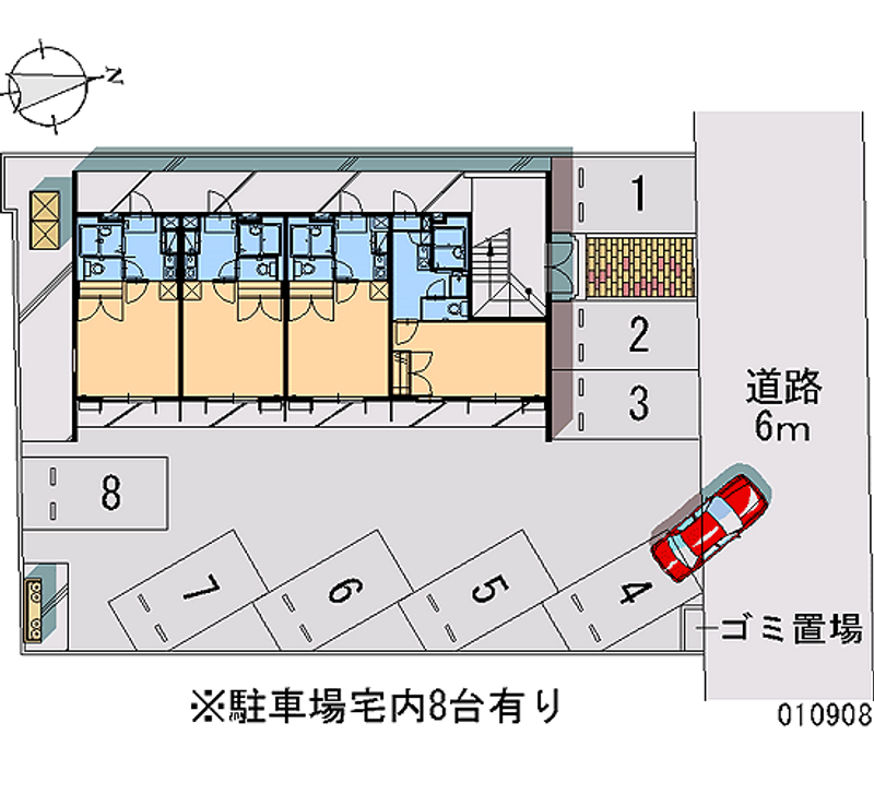 10908 Monthly parking lot