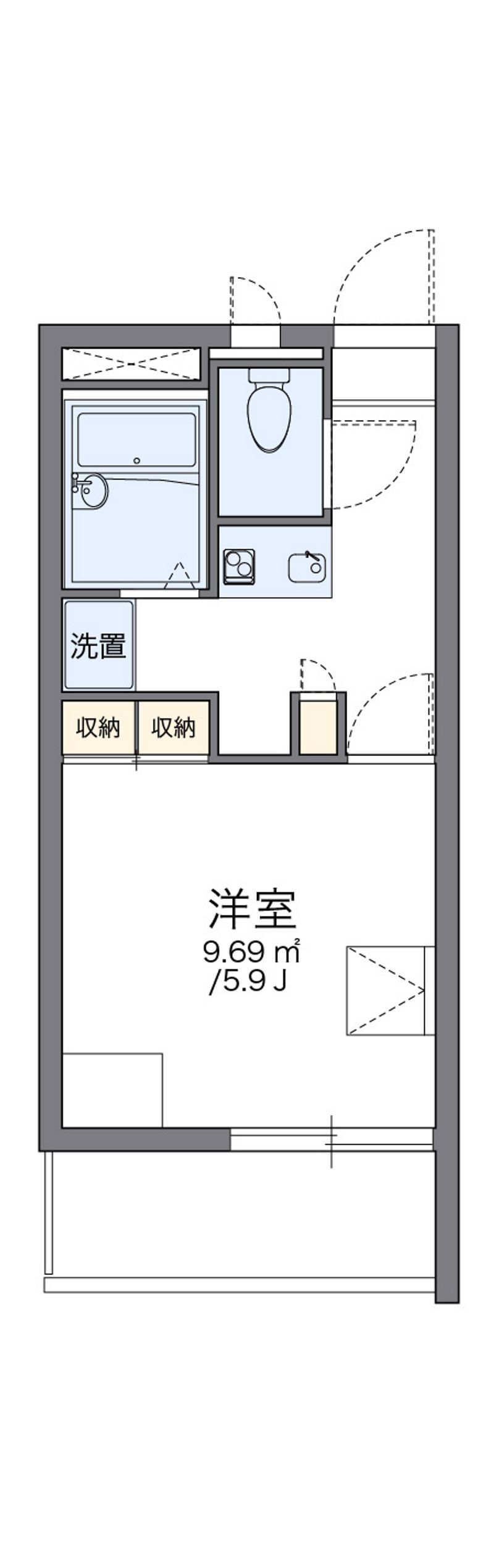 レオパレスボヌール 間取り