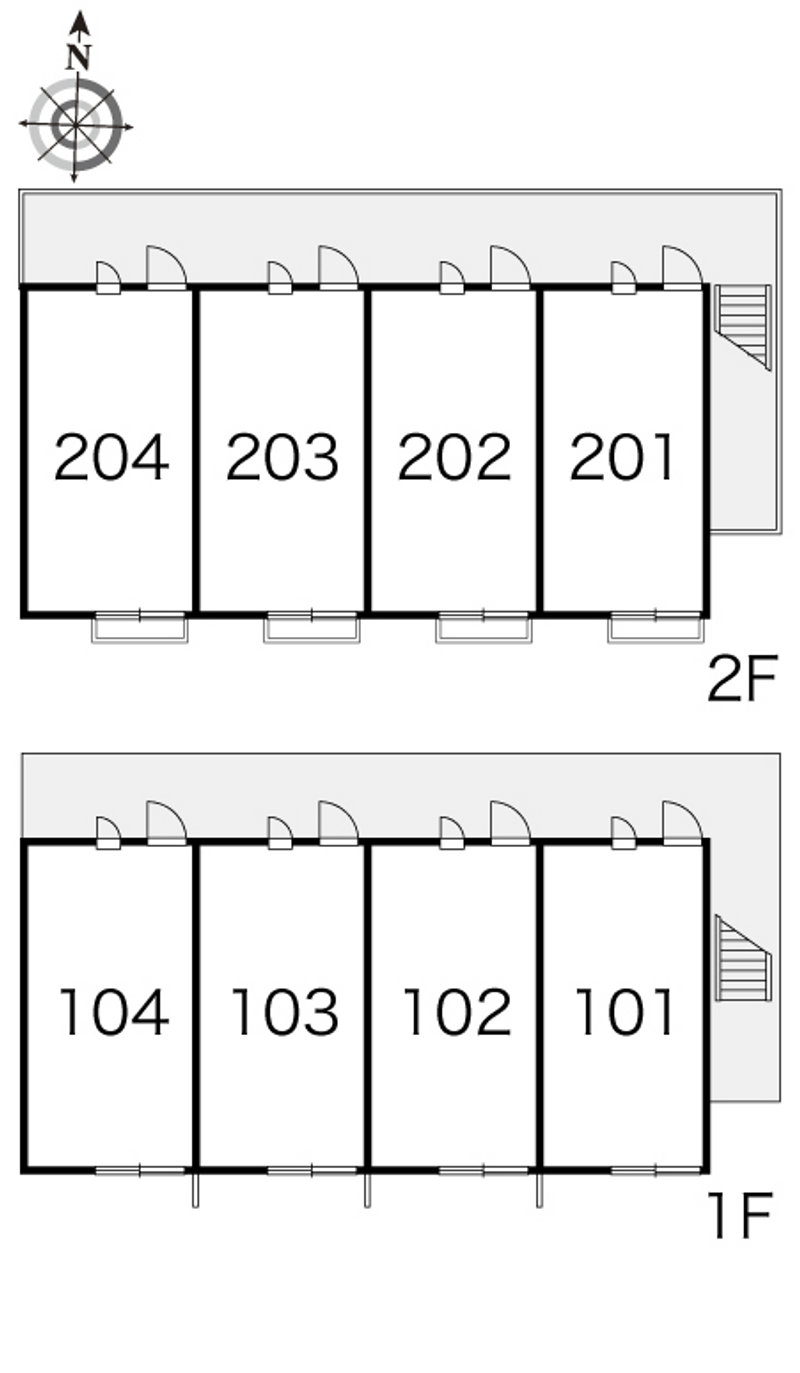 レオパレスリトルマウンティンⅢ 間取り配置図