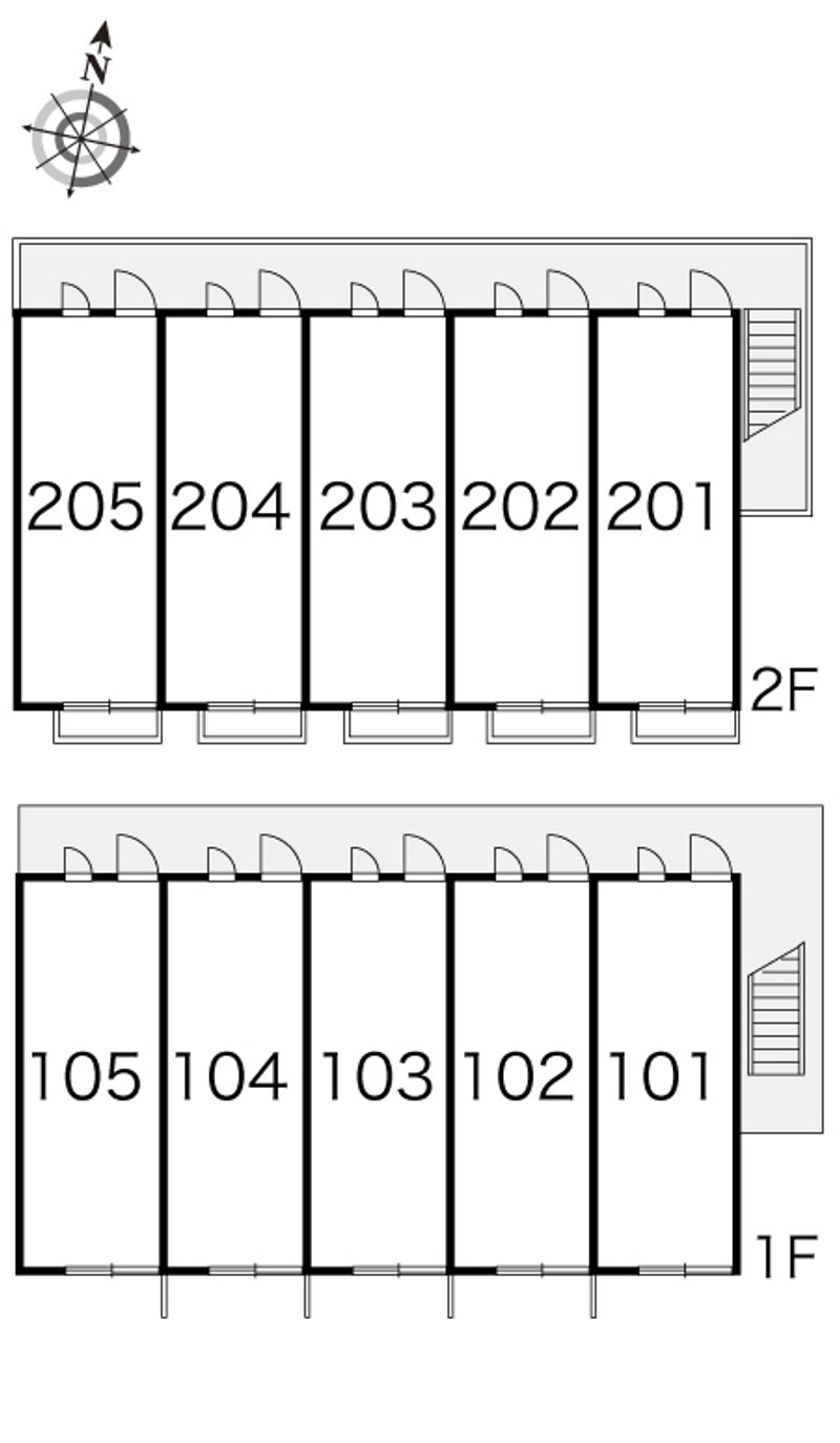 レオパレスコンフォート 間取り配置図