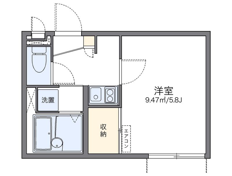 レオパレスリヴェール 間取図