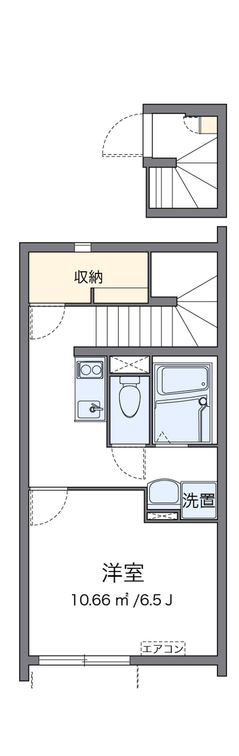 クレイノグラン曳舟 間取図