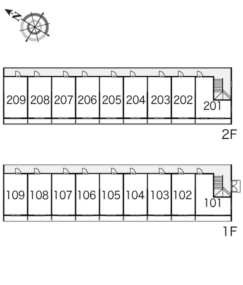 レオパレスラプラス 間取り配置図