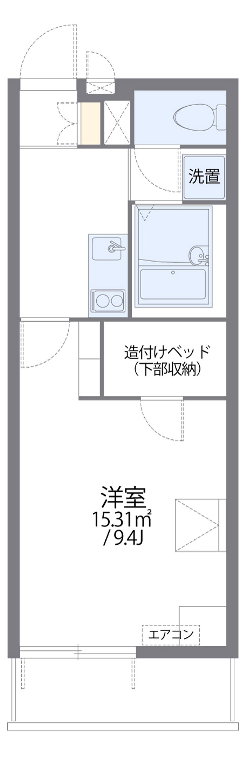 レオパレスＮＹＯＩ　Ⅲ 間取図
