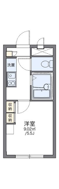 レオパレスアサマ 間取図