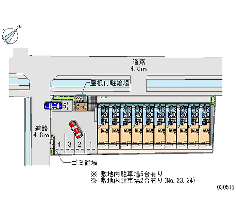 30515 Monthly parking lot