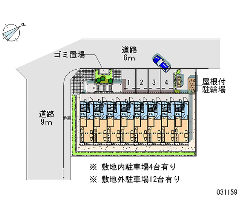 レオパレスＩＳＬＡＮＤ 月極駐車場