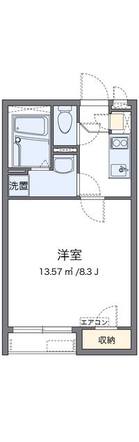 クレイノサンライズ楠 間取り図