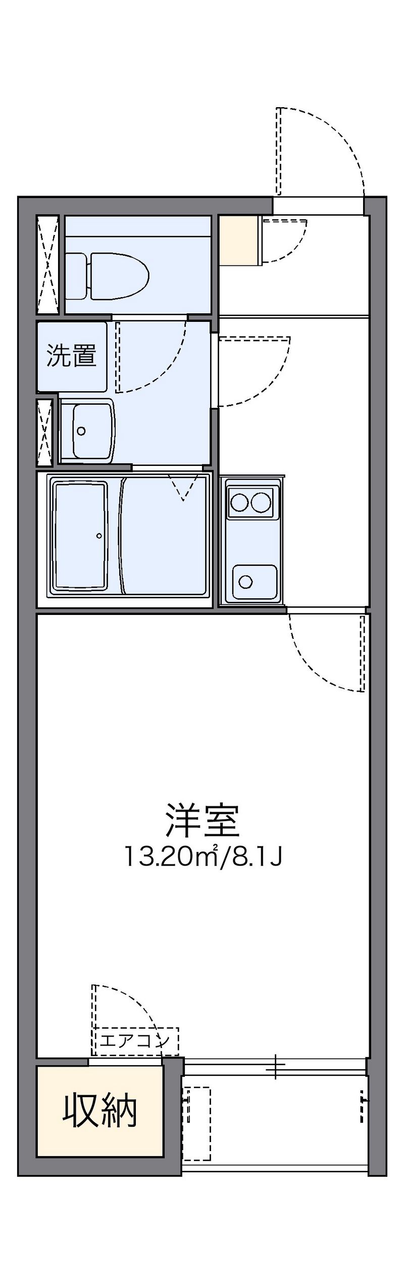 レオネクストモイム 間取図