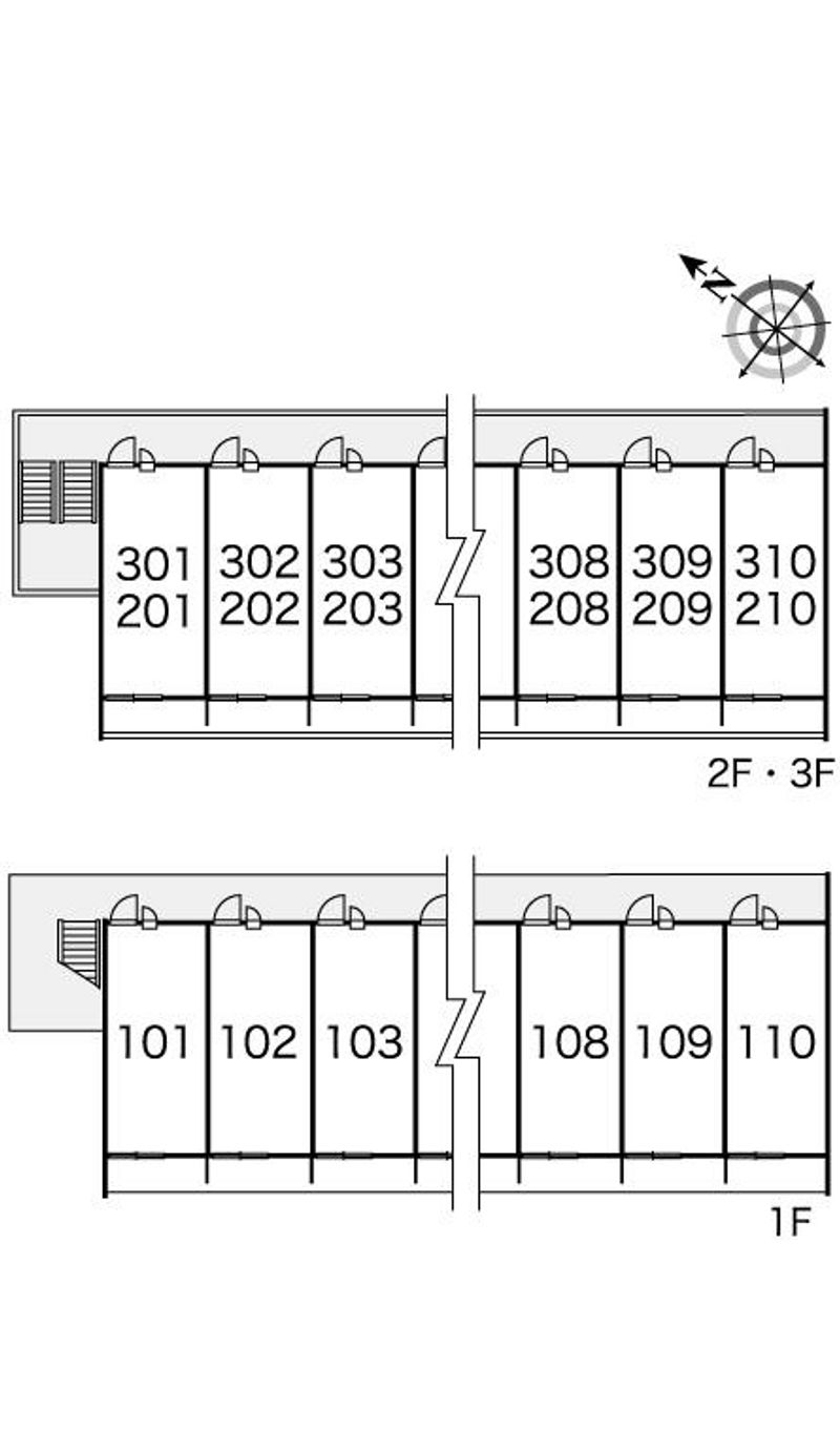 レオパレスＫＥＴＳ 間取配置図
