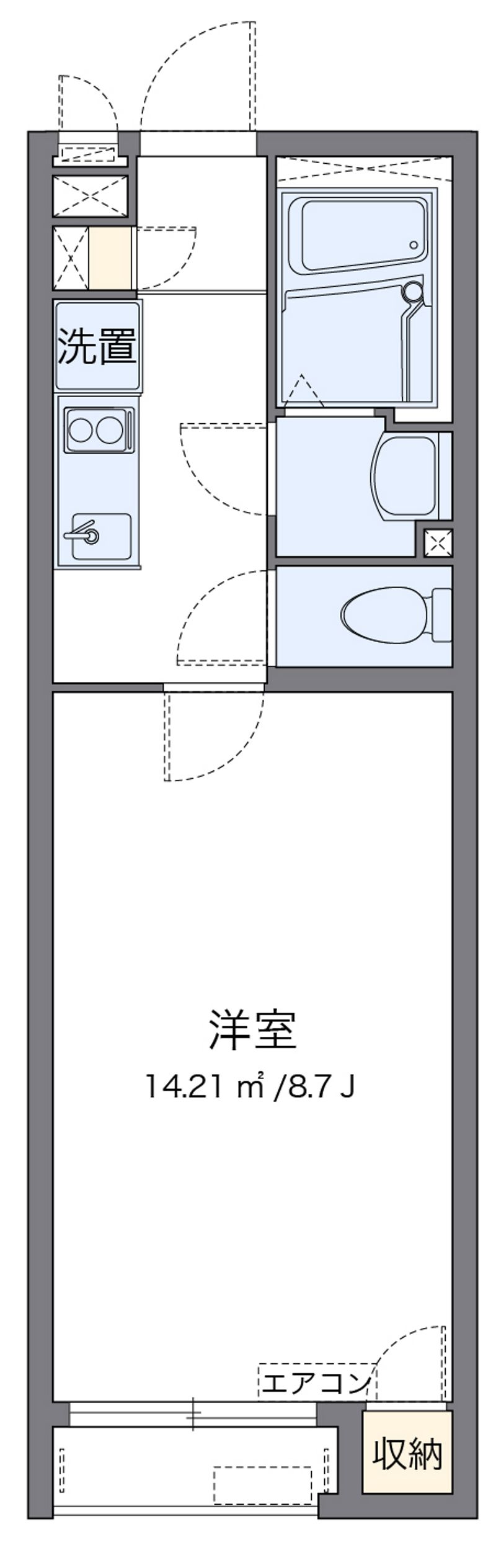 クレイノ垂井 間取図
