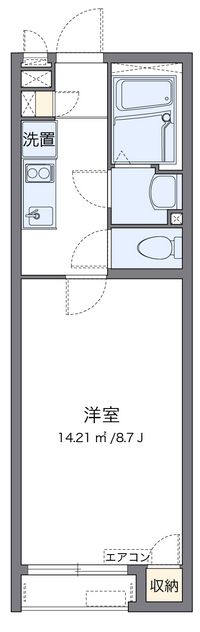 クレイノ垂井 間取り図