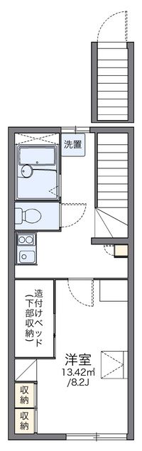 レオパレスベイストン 間取り図