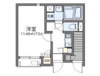 レオネクスト白菊Ⅱ 間取り図