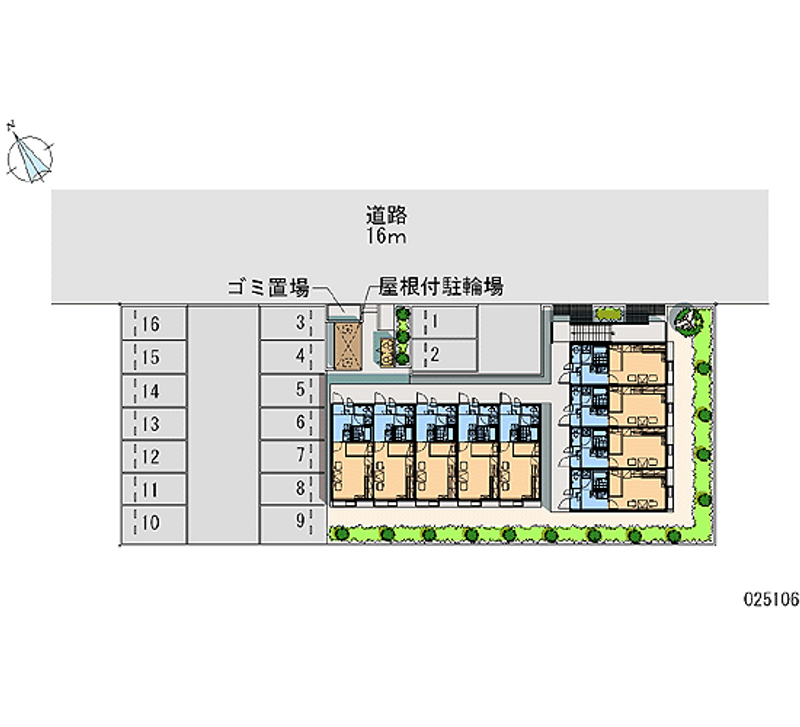 25106 Monthly parking lot