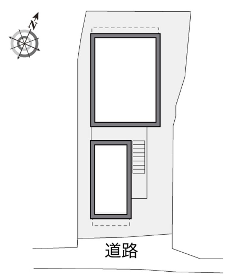 レオパレスカルチェ錦町 配置図