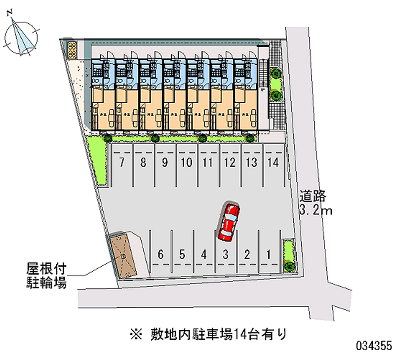 34355 Monthly parking lot