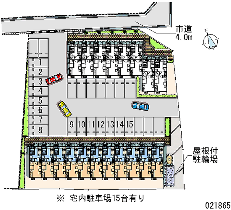 21865月租停车场