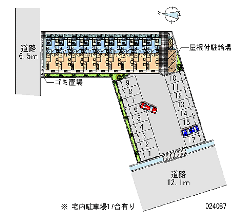 24087月租停车场