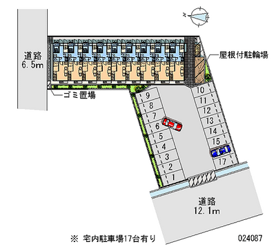 24087 Monthly parking lot