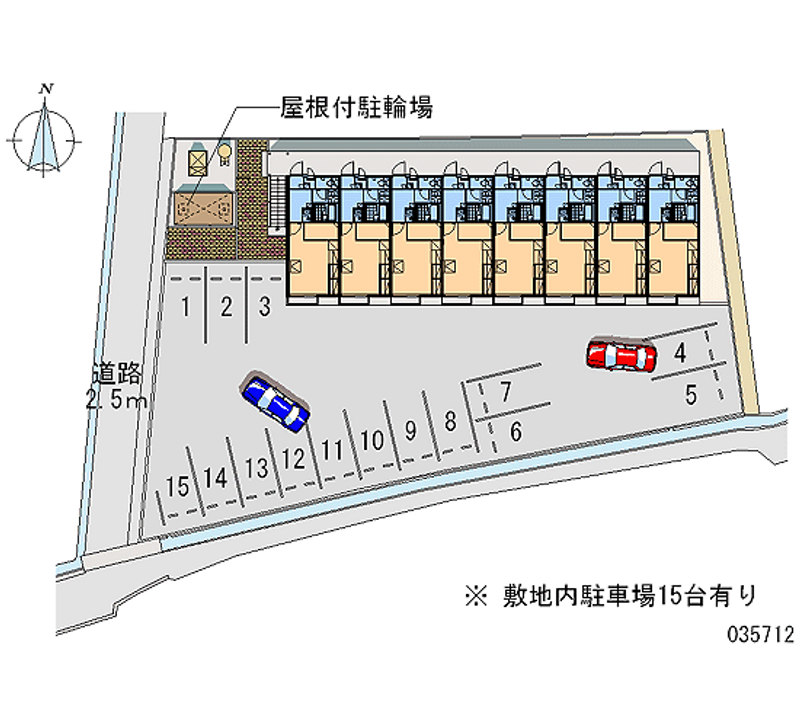 レオパレス竹寅 月極駐車場