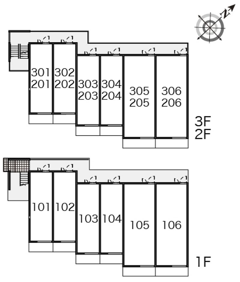 レオネクストさくらブリアン 間取配置図