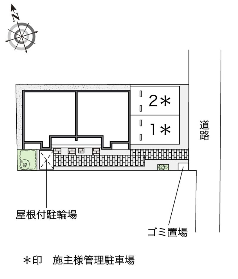 レオネクストパークハイム北砂 配置図