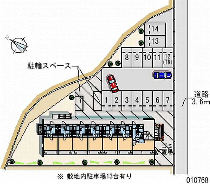 レオパレスコンフォート 月極駐車場