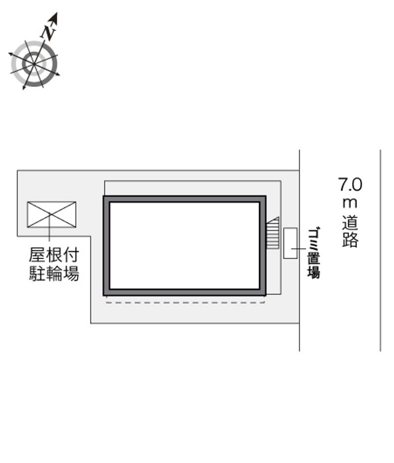 レオパレスＦｉｎｅ　Ｒ 配置図