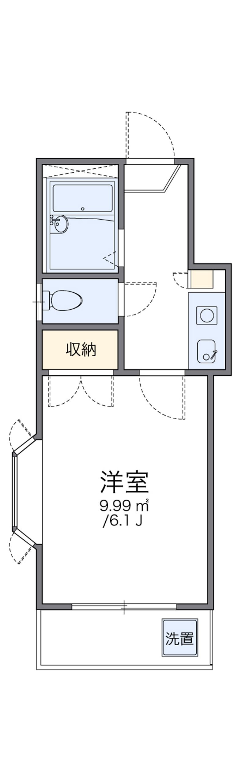 レオパレス板付Ⅱ 間取り