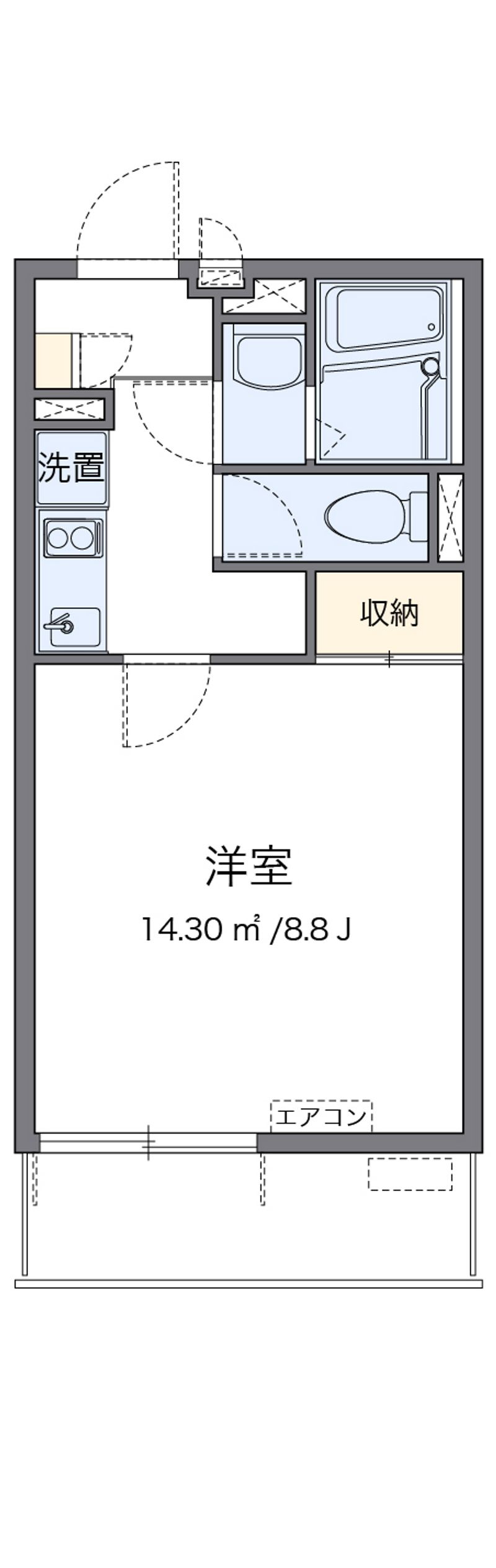 レオネクストカーサウーノ 間取図