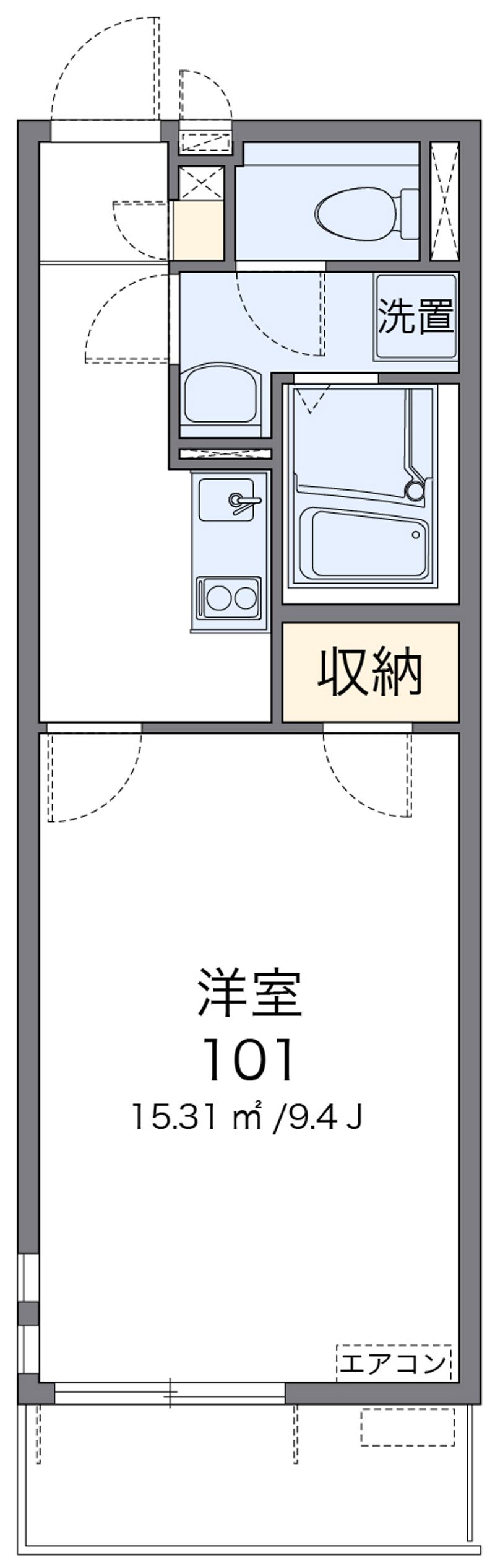 クレイノドミール青梅 間取図