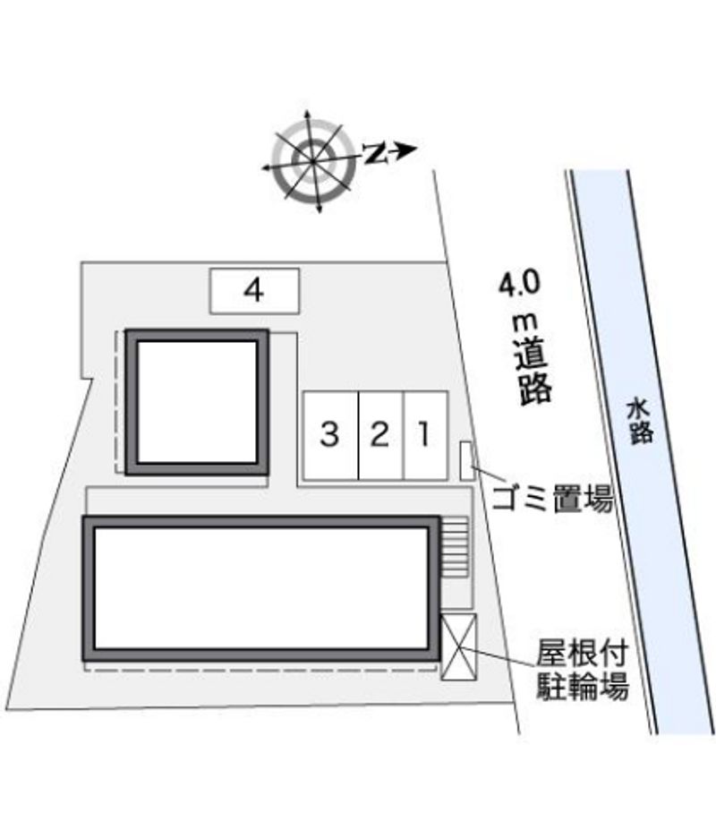 レオパレスＯｋｕｒａ 駐車場