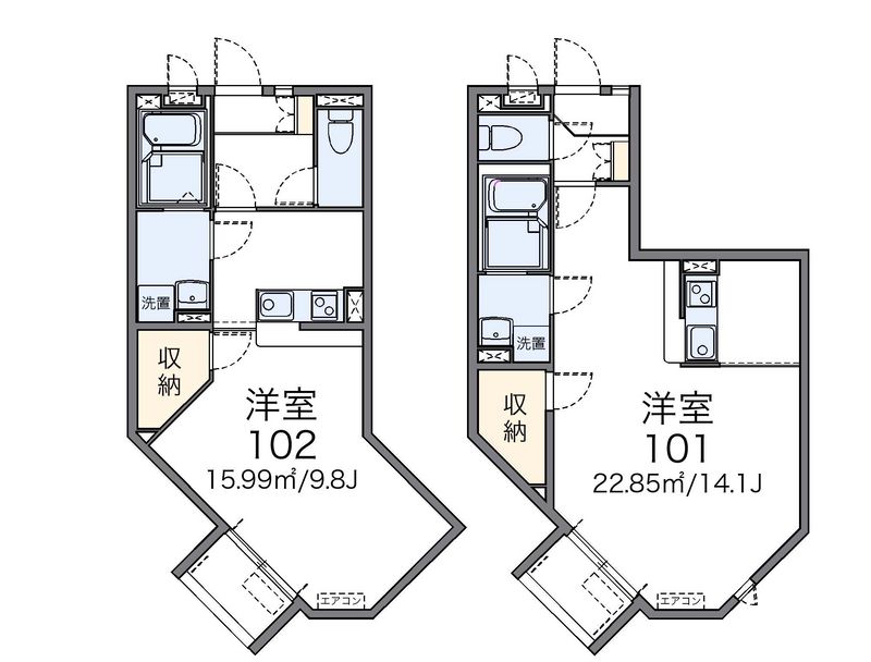 レオネクストネオグレイス 間取図