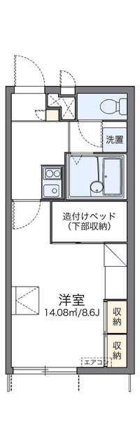 レオパレスルピナス高柳東町 間取り図