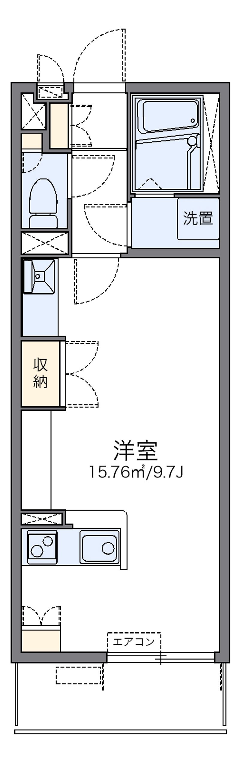 レオネクストアシュ 間取図