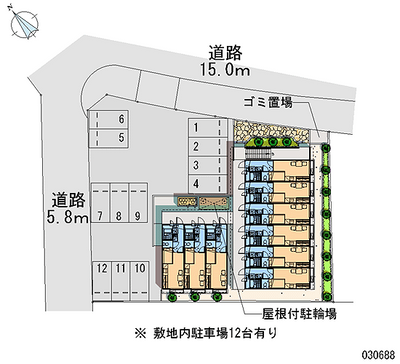 30688 Monthly parking lot