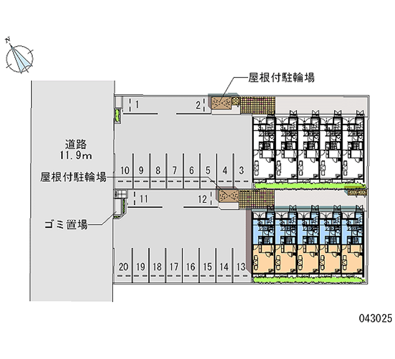 43025 bãi đậu xe hàng tháng