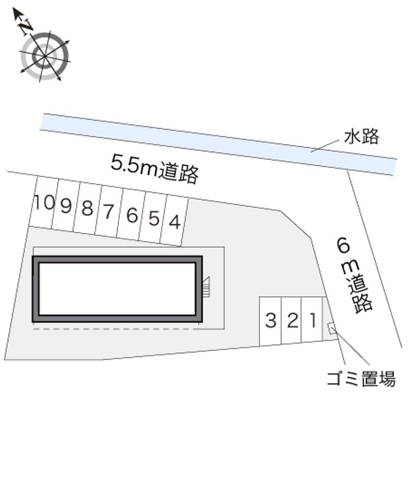 レオパレスＳＴＥＬＬＡ 配置図