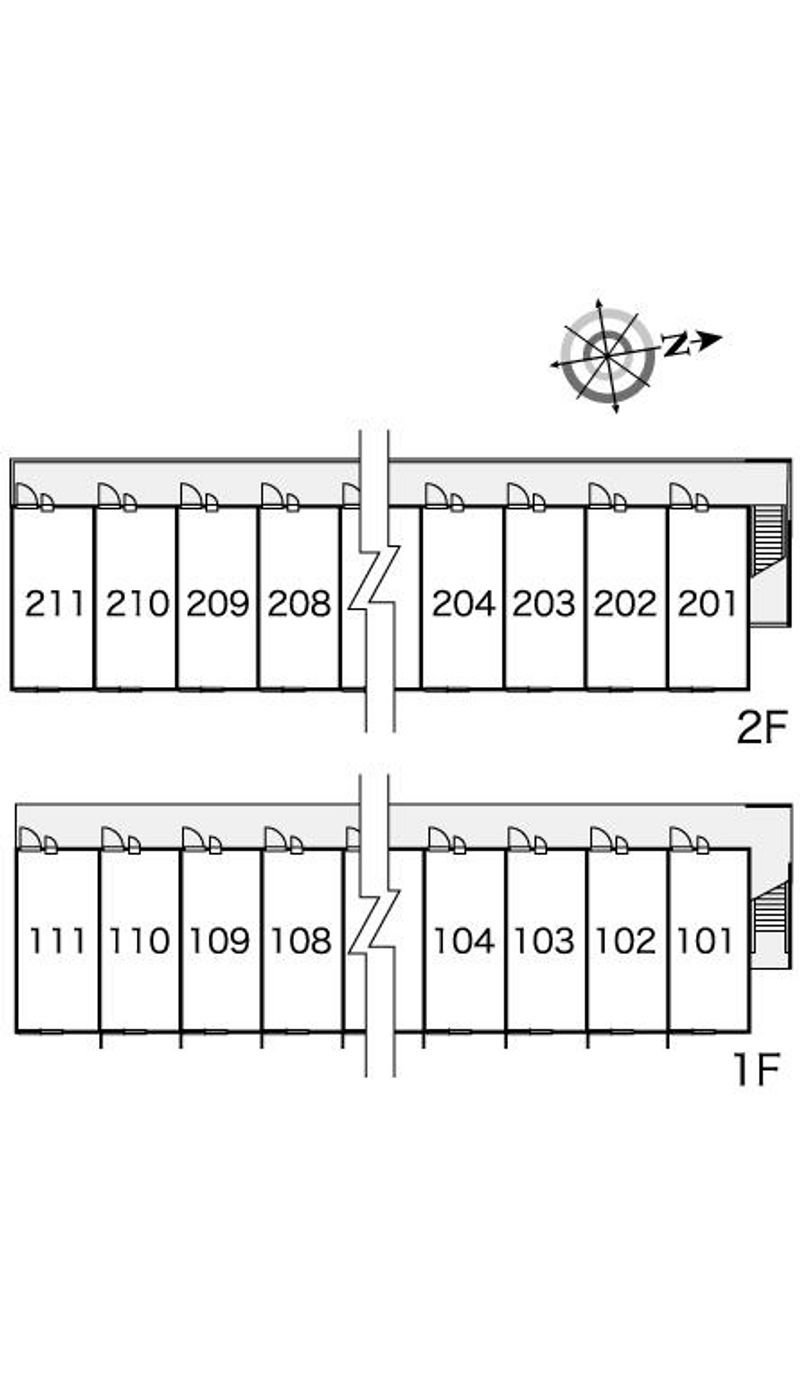 レオパレスｓｔａｂｌｅ 間取配置図
