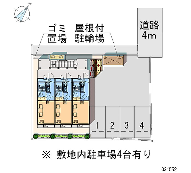 レオパレス柏桜館 月極駐車場