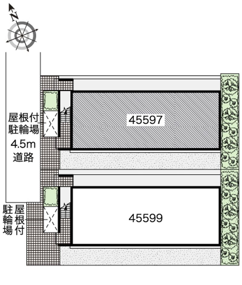 レオパレスパークソフィア　楓 配置図