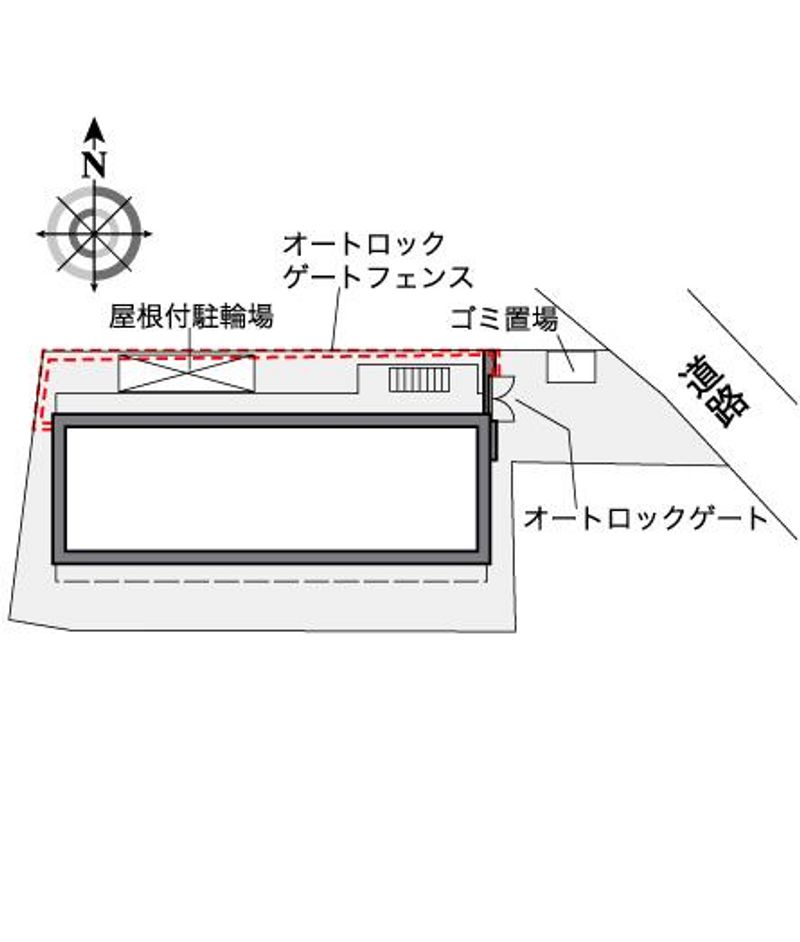 レオパレスアルファード 配置図