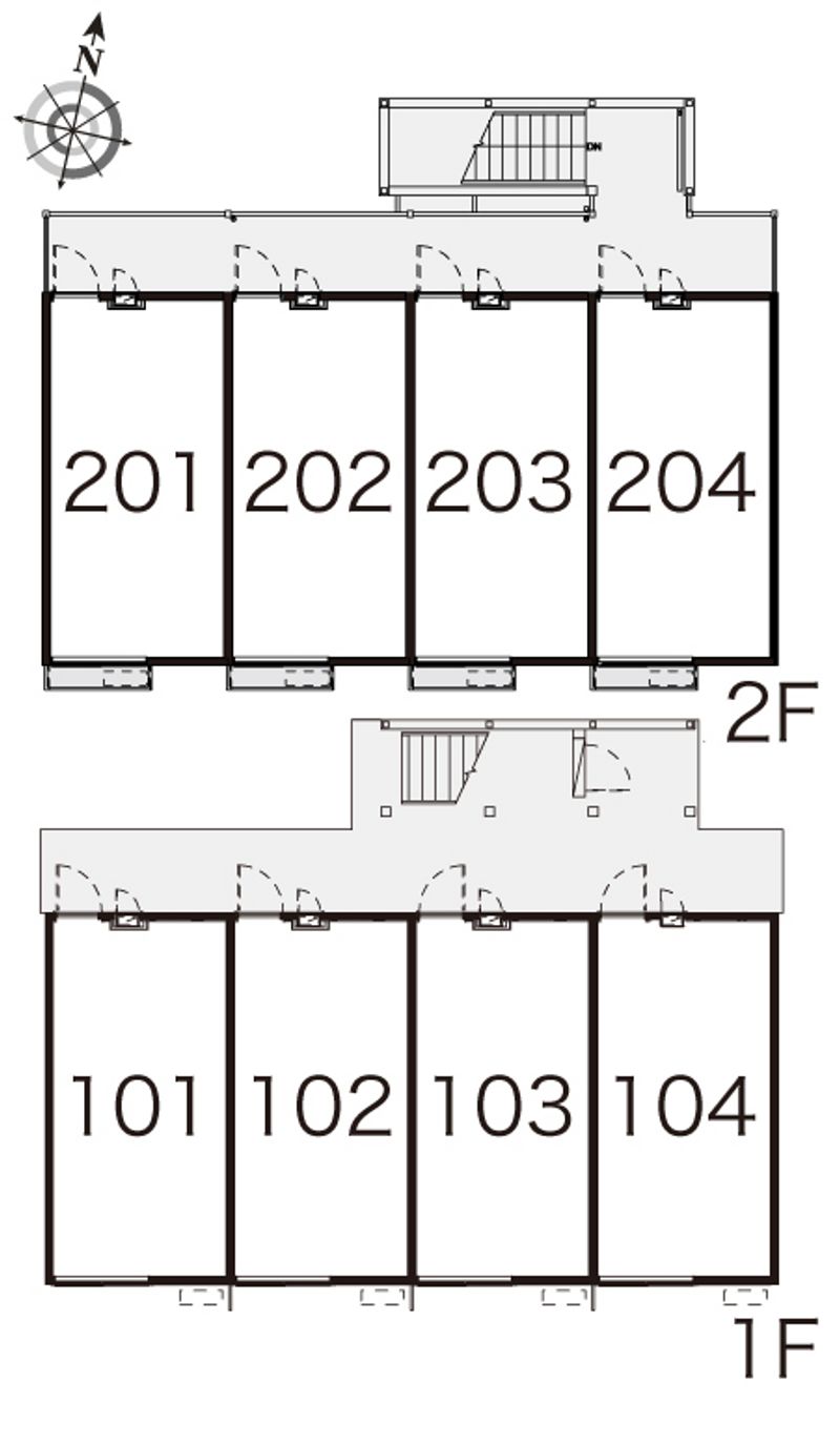 レオパレス琇 間取配置図
