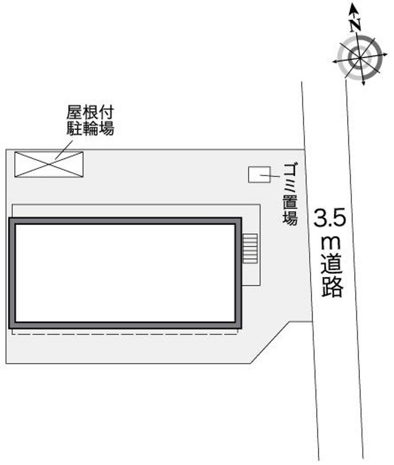 レオパレスわかば 配置図