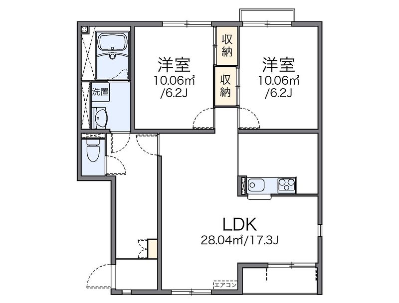 レオネクストキッズⅢ 間取図